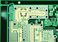 RF/Microwave PCB 2 Layer Rogers RO4350 + Silver plating